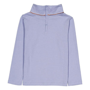 Hello Simone - Twiggy Organic Cotton Turtleneck, Solid Color | Lavender