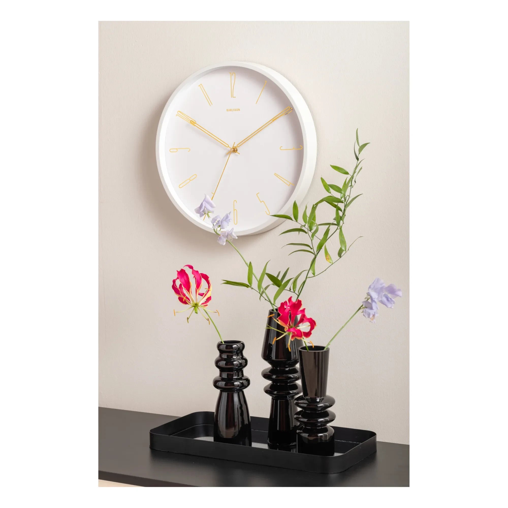 Present Time - Sparkle Bottle Vazo | Siyah