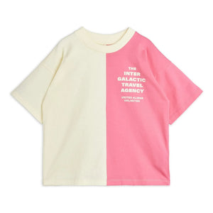 Mini Rodini - Split T-shirt Organic cotton | Pink