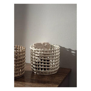 Ferm Living - Ceramic Basket | White