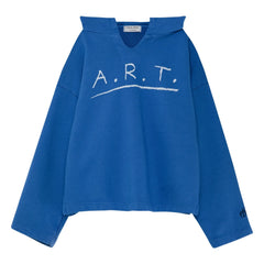 True Artist - Kapüşonlu sweatshirt N°9 Organik pamuk | Kraliyet mavisi
