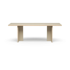 HKliving - Rectangular Dining Table | Cream
