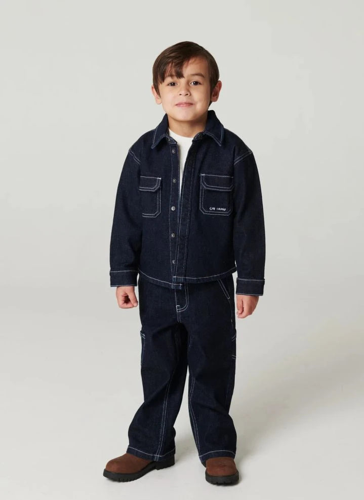 Copenhagen Colors - Organic Cotton Denim Shirt | Dark Blue