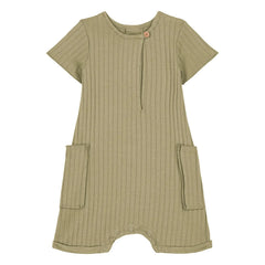 Studio Bohème - Ribbed Romper Aimé Organic Cotton | Khaki