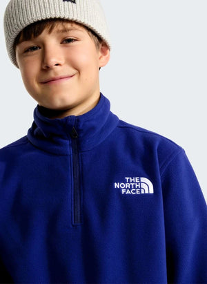 The North Face - Glacier Trucker Style Hoodie Fleece | Royal Blue