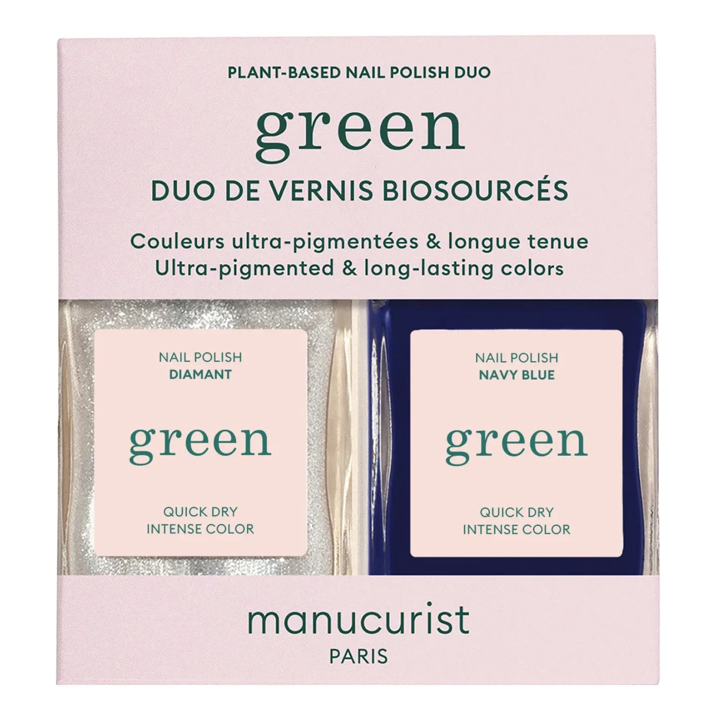 Manucurist - Diamond & Navy Blue Nail Polish Duo Set