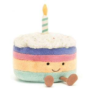 Jellycat - Rainbow Birthday Cake Plush
