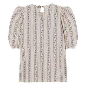 birinit - Sariñena Organic Cotton Floral Dress | Off-White