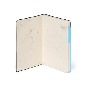 Legami - Notebook with Blank Pages and Monochrome Soft Cover - Aura - My Notebook