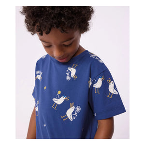 Petit Bateau - Seagull T-Shirt | Dark Blue