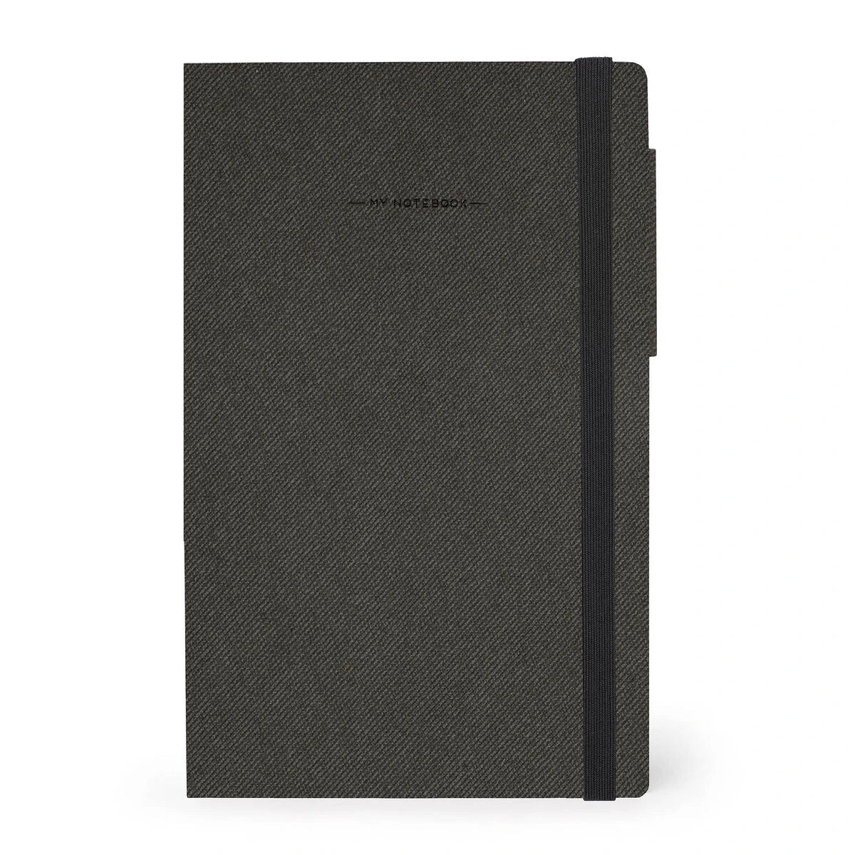 Legami - Lined Notebook, Monochrome Soft Cover - Deep Graphite - My Notebook