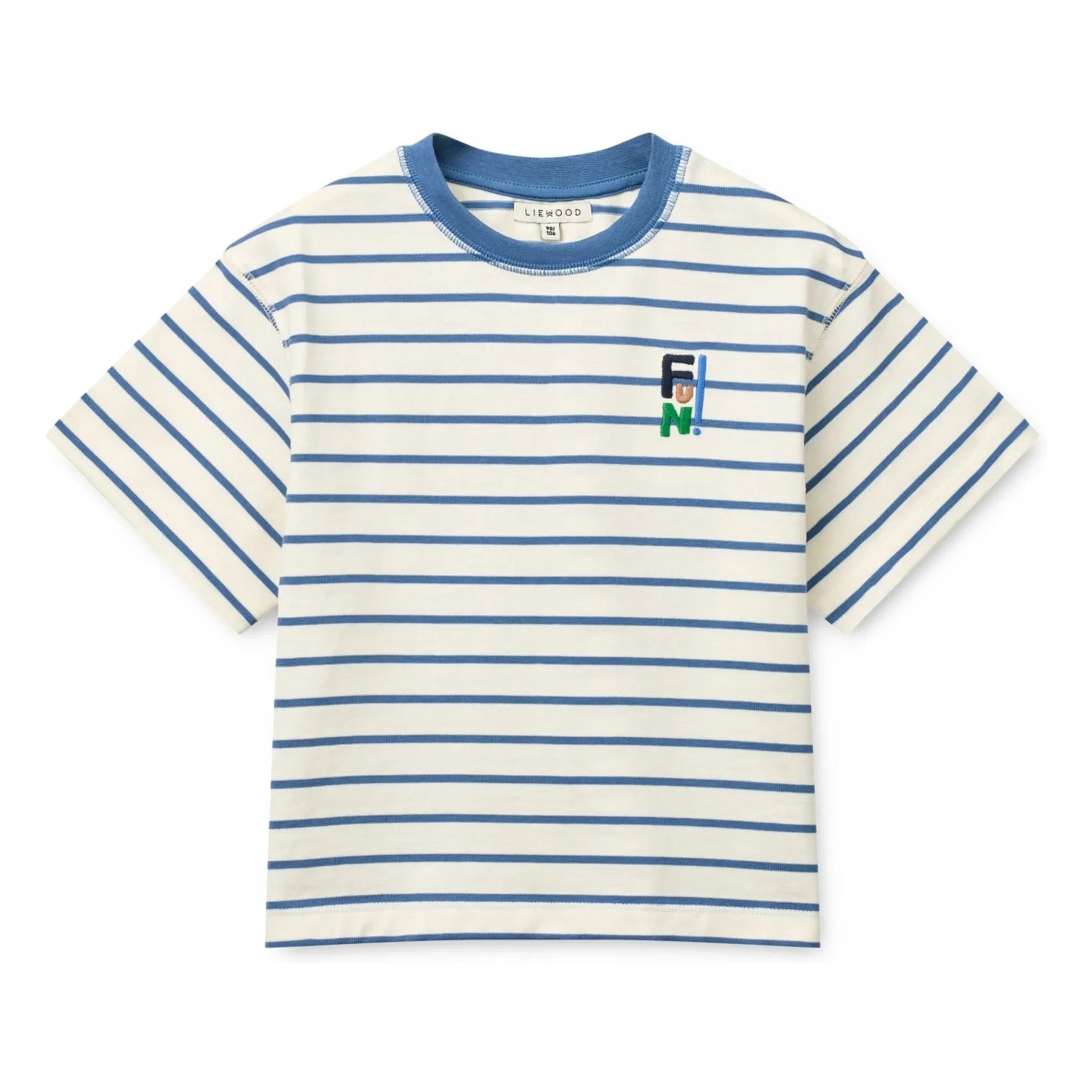 Liewood - Tyler Striped Organic Cotton T-Shirt | Blue