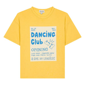 We Are Kids - Dylan Dancing Club T-shirt Organic Cotton | Yellow