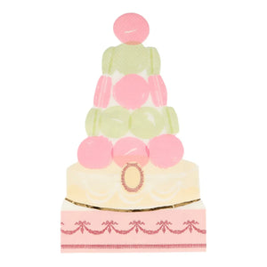 Meri Meri - Macaron Pyramid Paper Napkins - Set of 8