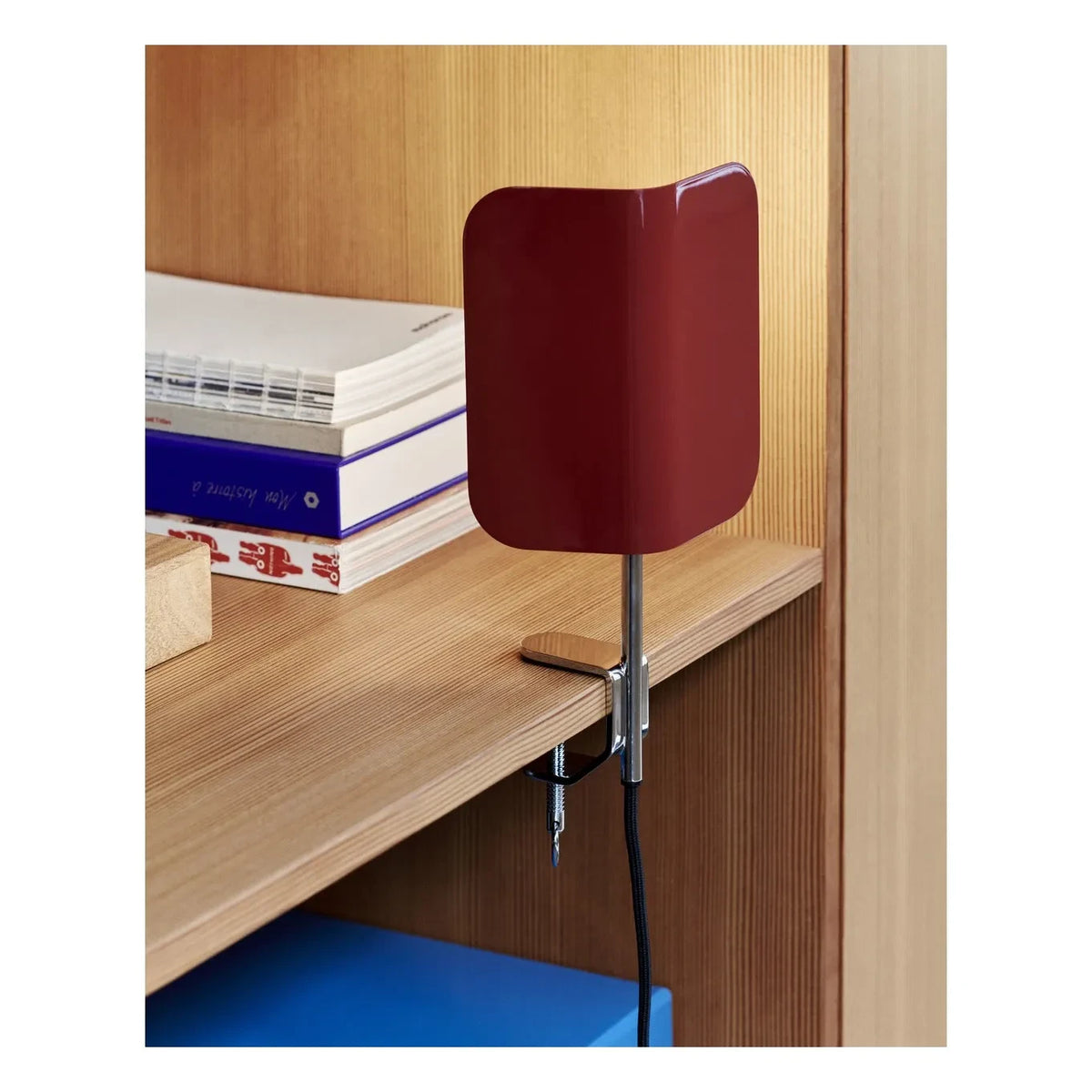Hay - Apex Clamp Table Lamp | Red