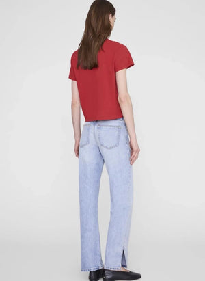 Anine Bing - Shelley Cotton T-Shirt | Red