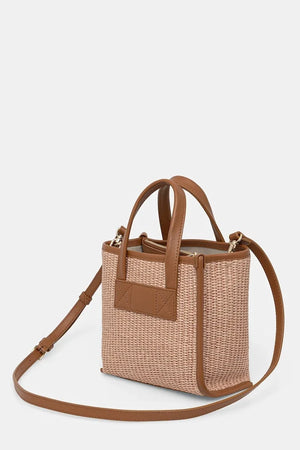 Furla örgü kumaştan kadın crossbody çanta Divide It Mini Tote