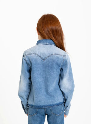 Hundred Pieces - Pauline Denim Shirt | Light Denim