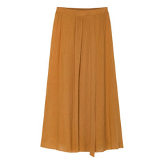 Pomandère - Organic Cotton Muslin Skirt | Apricot