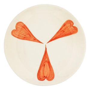 Anna + Nina - Classic Love Sweet Plate | White