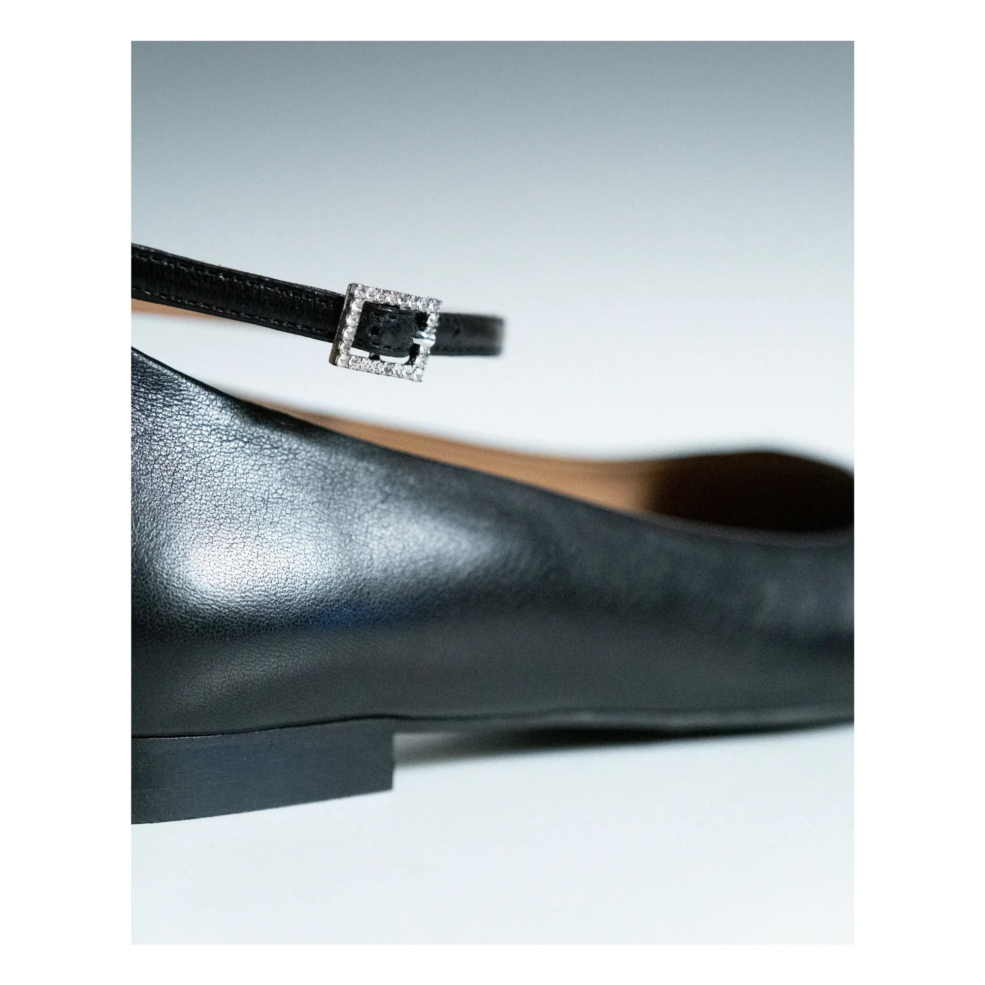 Lachoix - Black Leather Ballerinas