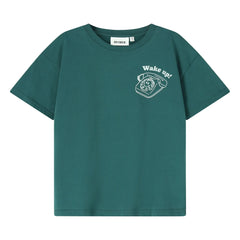 Cos I Said So - Wake Up Organic Cotton T-Shirt | Dark Green
