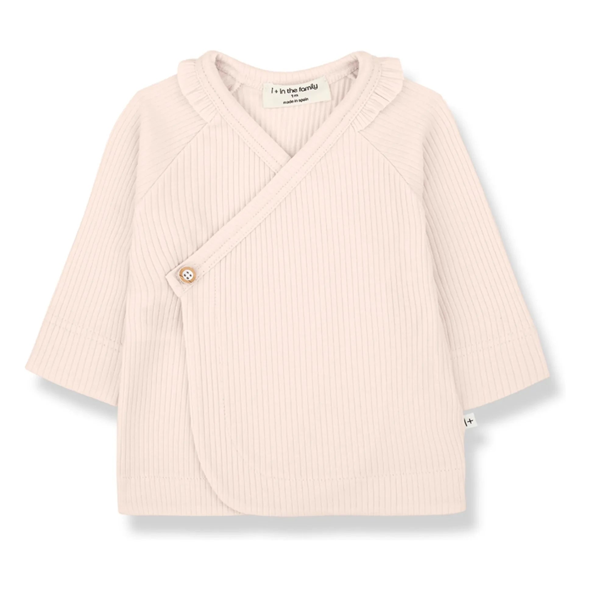 1+ in the family - Caterina Ribbed T-Shirt | Beige Pink
