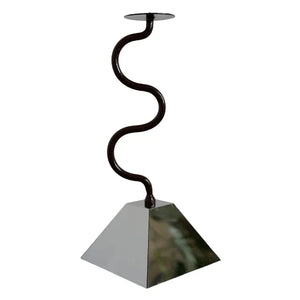 Honoré - Dolores Candle Holder | Frosted Brown