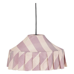 Nobodinoz - Nicole Striped Lampshade | Lilac