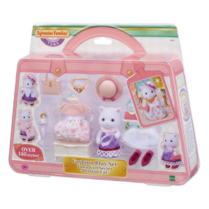 Sylvanian Families - Fashion Suitcase and Big Sister Fars Cat