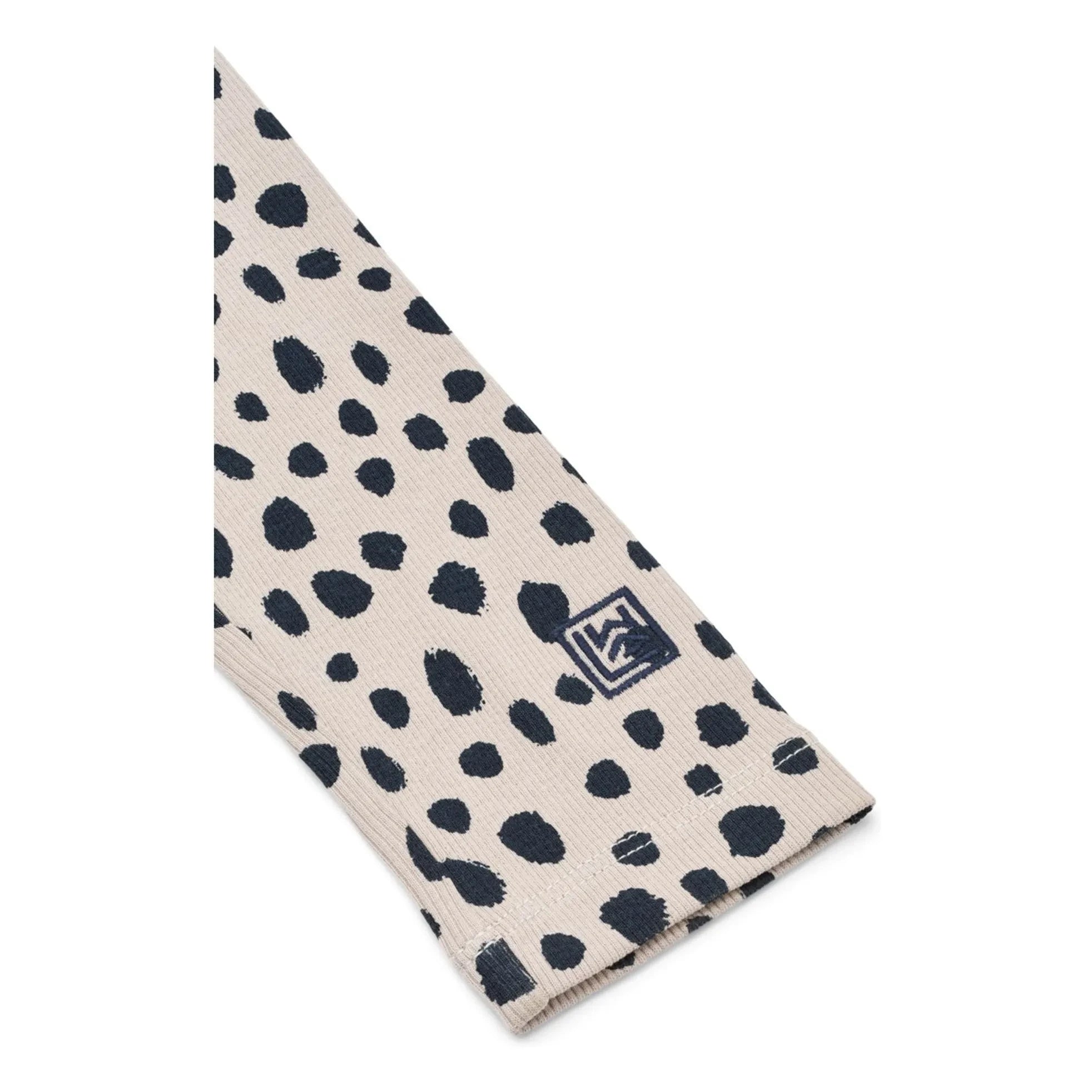 Liewood - Marien Leopard Organic Cotton Ribbed Leggings | Brown