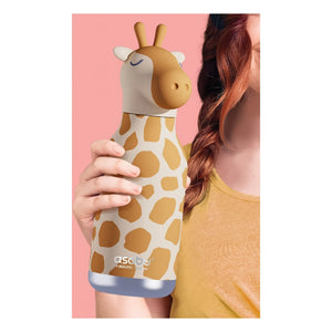 Asobu - Giraffe paslanmaz çelik su şişesi | Turuncu