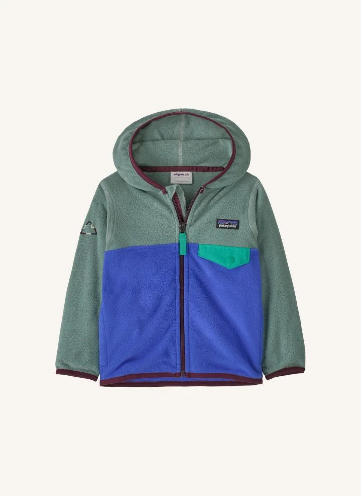 Patagonia - Baby Micro D Snap-T Fleece Jacket Made from Recycled Fibers | Sage