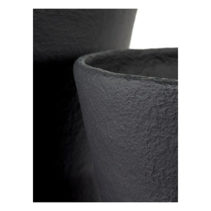 Serax - Konst Papier Mâché Saksı | Siyah