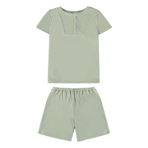 Risu Risu - Pyjamas Short Sonio Organik Cotton | Badem yeşili