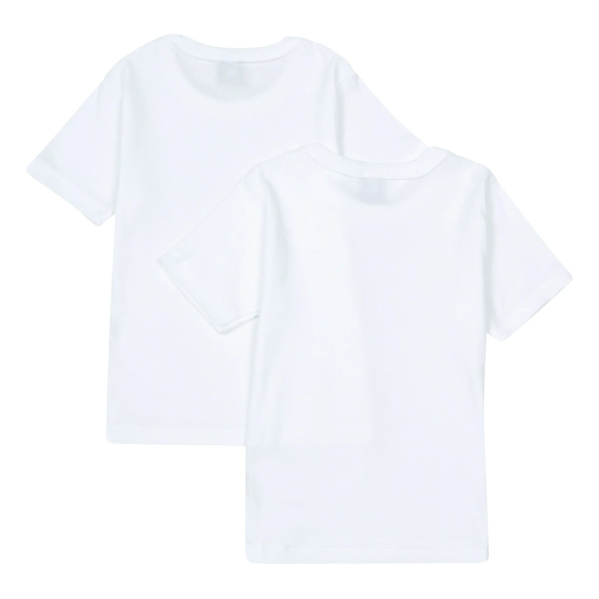 Petit Bateau - Pack of 2 Organic Cotton T-Shirts | White