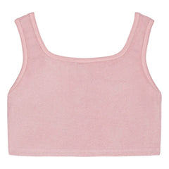 We Are Kids - Aria Organic Cotton Sponge Crop Top | Soft Pink