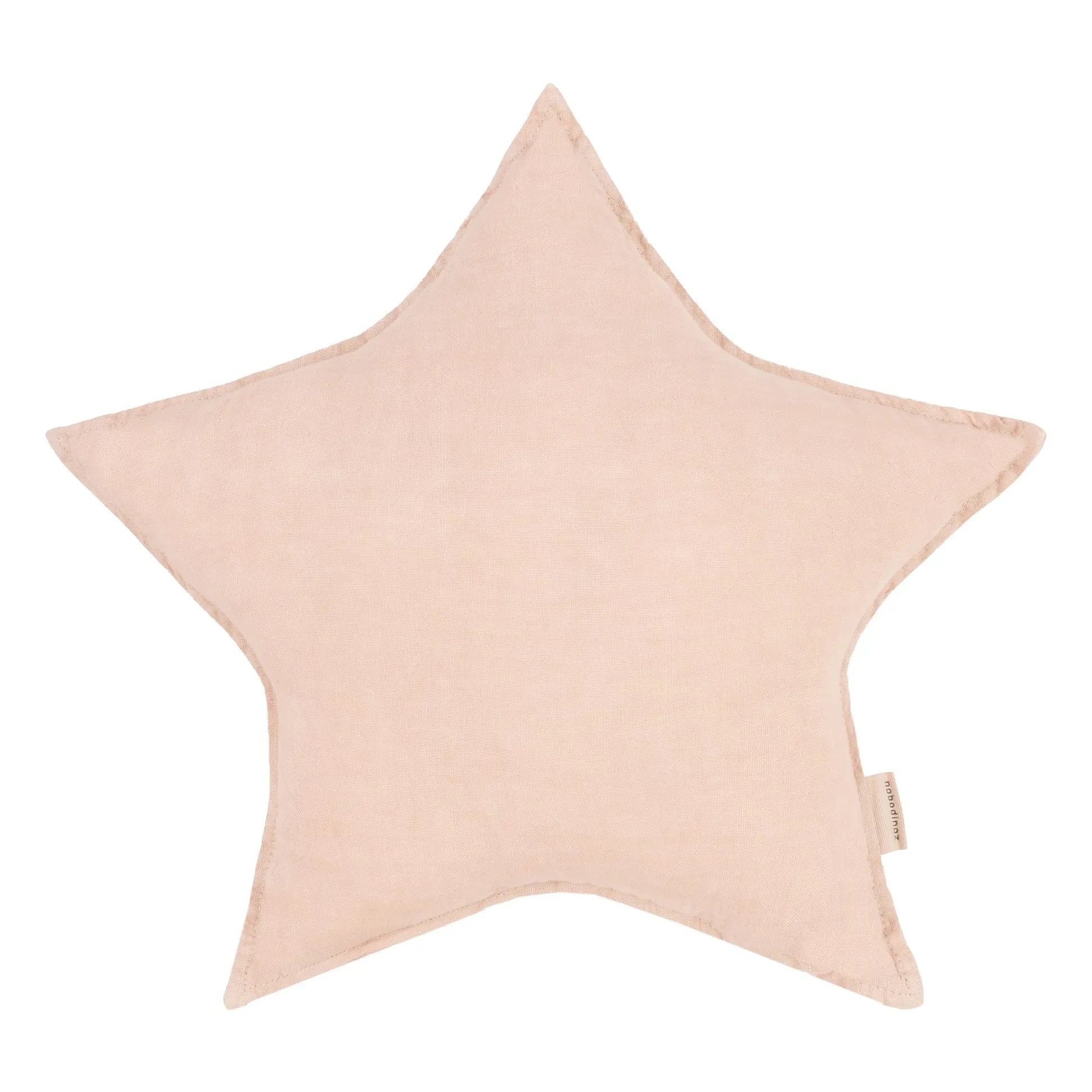 Nobodinoz - Etoile Pillow - French Linen | Dust Pink