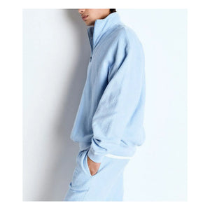 American Vintage - Bobypark Organic Sponge Sweatshirt | Light Blue