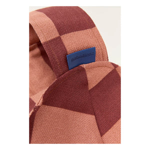 Nobodinoz - Vibes Tiles Round Pouf | Red