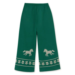 Tinycottons - Green Horse Trousers