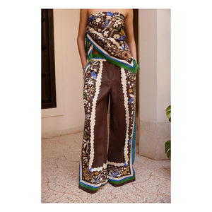 Alémais - Moroccan Linen Pants | Brown