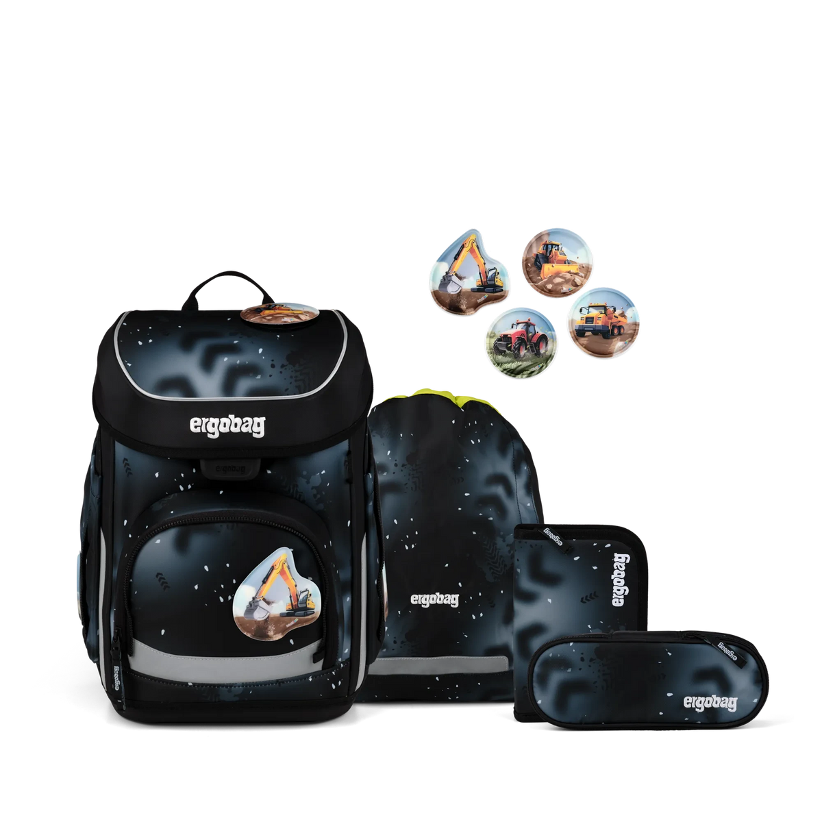 Ergobag - School Backpack Set cubo Cementbear