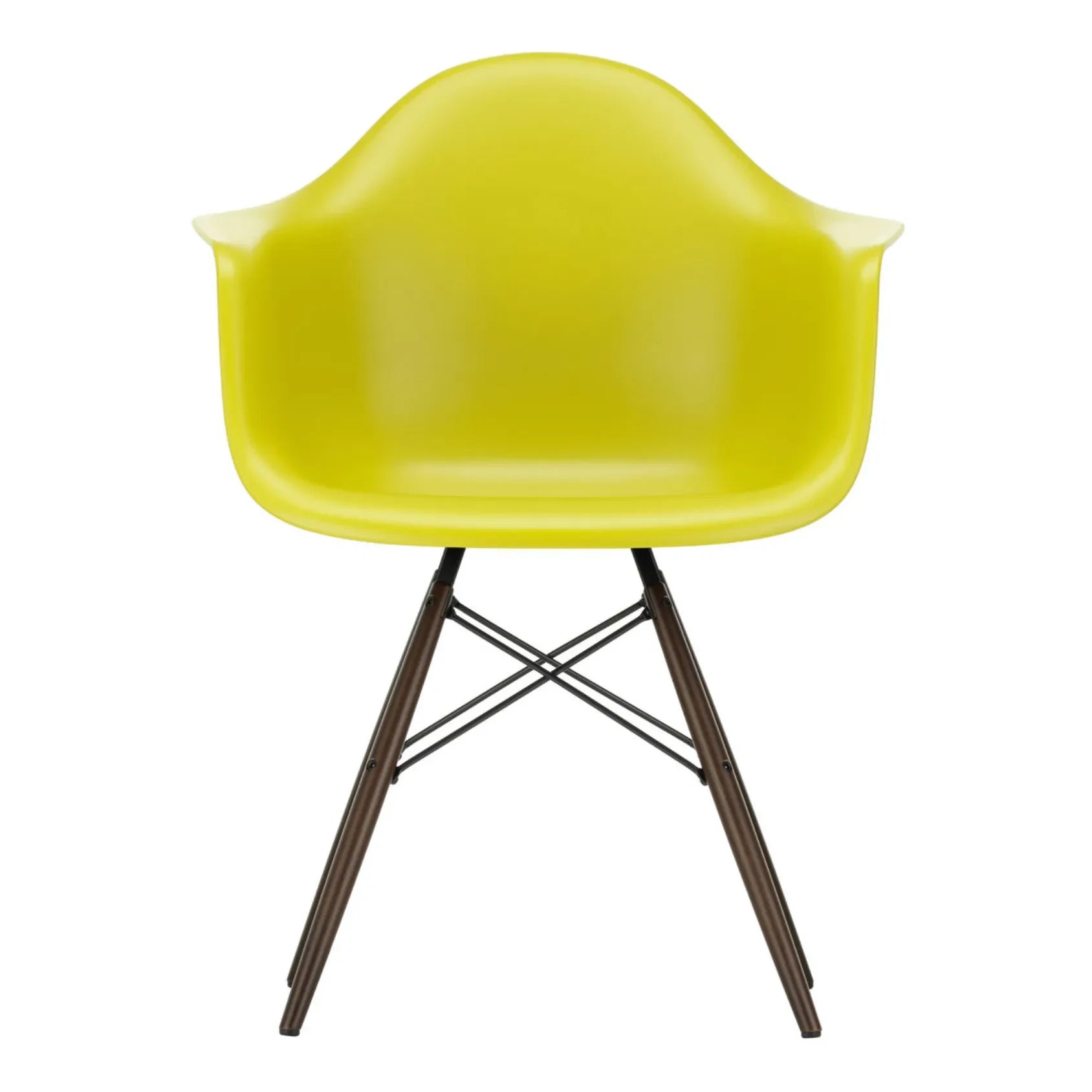 Vitra - DAW chair - Maple wood base - Charles & Ray Eames | Mustard