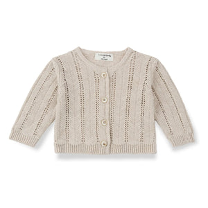 1+ in the family - Xelida Linen Cardigan | Beige