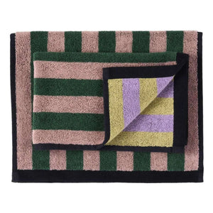 La cerise sur le gâteau - Charly guest towels - Set of 2 | Green