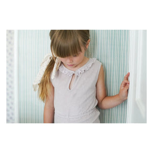 Soor Ploom - Organic Cotton Eponge Club Romper | Beige Pink