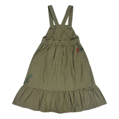 Hundred Pieces - Devi Fleurie Overall Dress | Almond Green