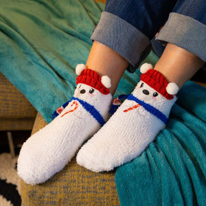 Legami - Kids' Christmas Slipper Socks Polar Bear - A Perfect Fit!