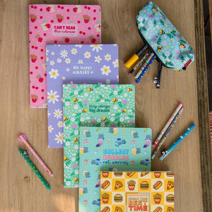 Legami - Exercise Kitap - A4 Defter - 5 mm Squared - Ayıcık Cherry